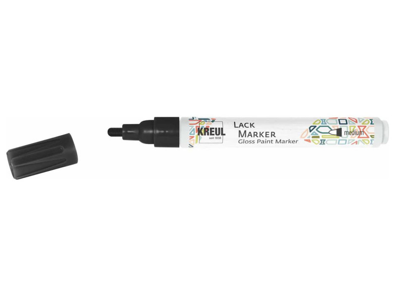 KREUL Lackmarker 'Gloss Paint Marker', medium, noir
