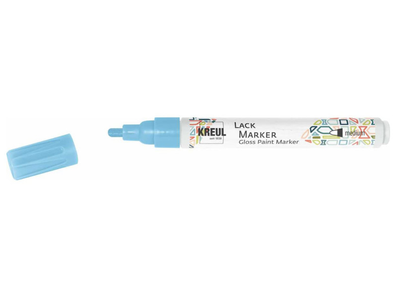 KREUL Lackmarker 'Gloss Paint Marker', medium, bleu clair