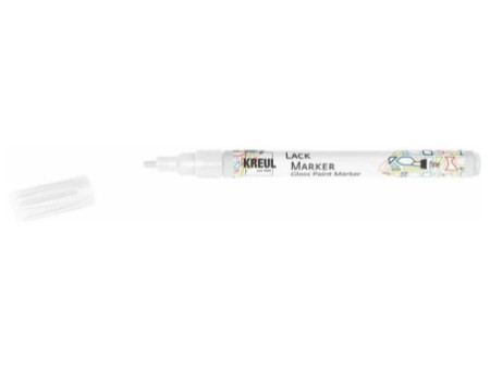 KREUL Lackmarker 'Gloss Paint Marker', fine, blanc