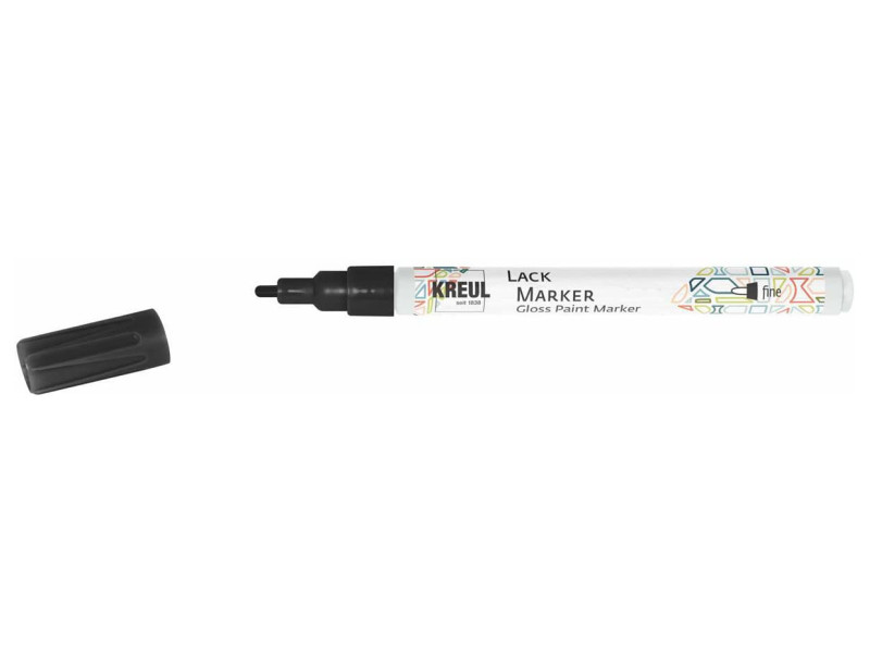 KREUL Lackmarker 'Gloss Paint Marker', fine, noir