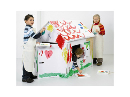KREUL Maison de jeu XXL JOYPAC, en carton ondulé