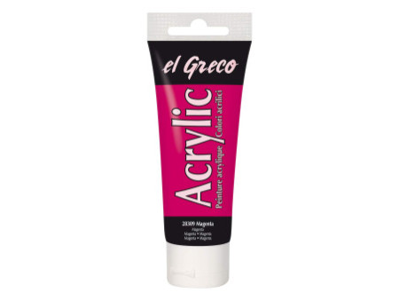KREUL Peinture acrylique el Greco, tube 75 ml, magenta