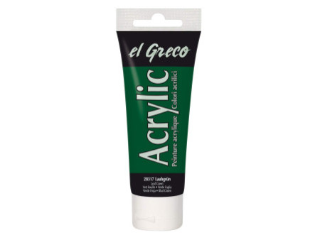 KREUL Peinture acrylique el Greco, tube 75 ml, vert feuille