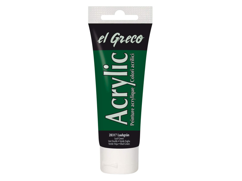 KREUL Peinture acrylique el Greco, tube 75 ml, vert feuille