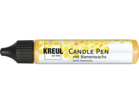 KREUL Marqueur pour bougies, 29 ml, or scintillant