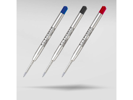 PARKER Recharge pour stylo QUINKflow, M, blister de 10, noir