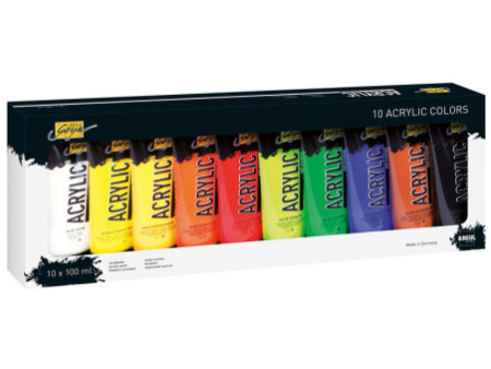 KREUL Peinture acrylique SOLO Goya Acrylic, 100 ml,kit de 10