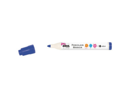 KREUL Marqueur pour porcelaine medium, bleu foncé