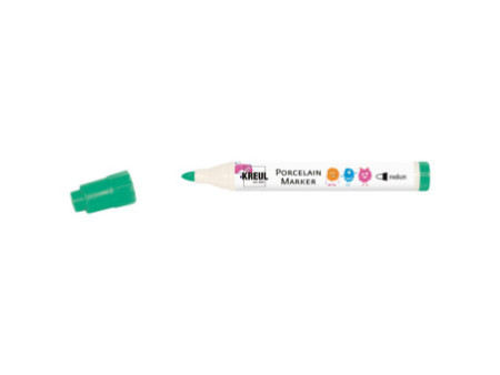 KREUL Marqueur pour porcelaine medium, vert foncé