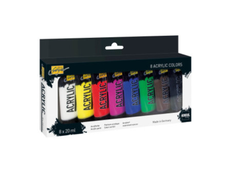 KREUL Peinture acrylique SOLO Goya Acrylic, 20 ml, set de 8