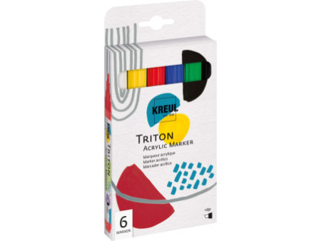 KREUL Marqueur acrylique SOLO Goya triton acrylic 1.4, kit 6