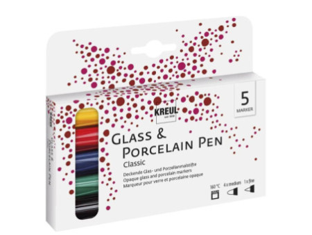 KREUL Marqueur pour porcelaine 'Glass & Porcelain Pen'