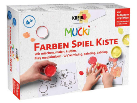 KREUL Gouache aux doigts 'MUCKI', kit 5 x 50 ml
