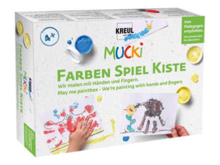 KREUL Peinture aux doigts 'MUCKI', kit 5 x 50 ml