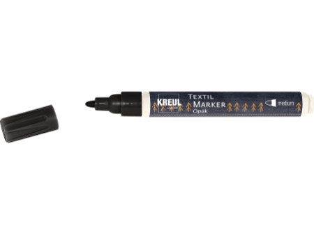 KREUL Feutre textile JAVANA 'texi mäx OPAK', noir