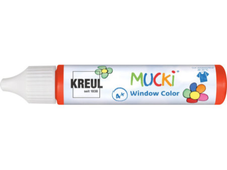 KREUL Window Color Pen 'MUCKI', rouge, 29 ml