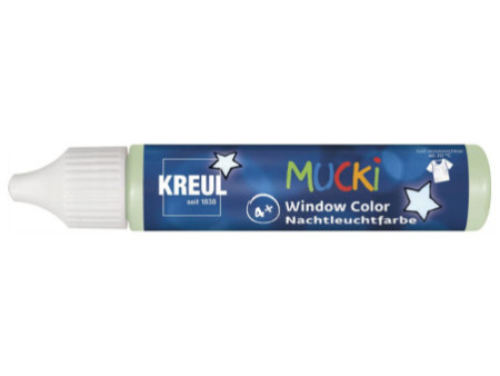 KREUL Window Color Peinture luminescente Pen 'MUCKI', 29 ml