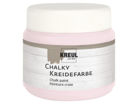 KREUL Peinture craie Chalky, Mademoiselle Rosé, 150 ml