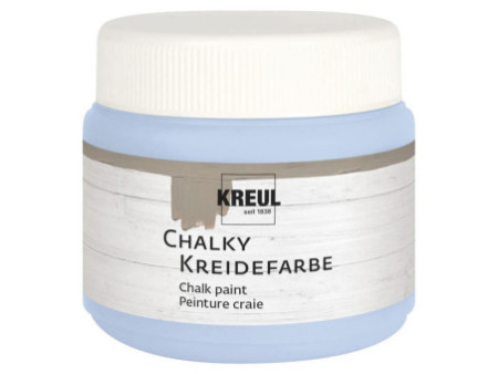 KREUL Peinture craie Chalky, 150 ml, Vintage Blue