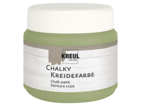 KREUL Peinture craie Chalky, Velvet Olive, 150 ml