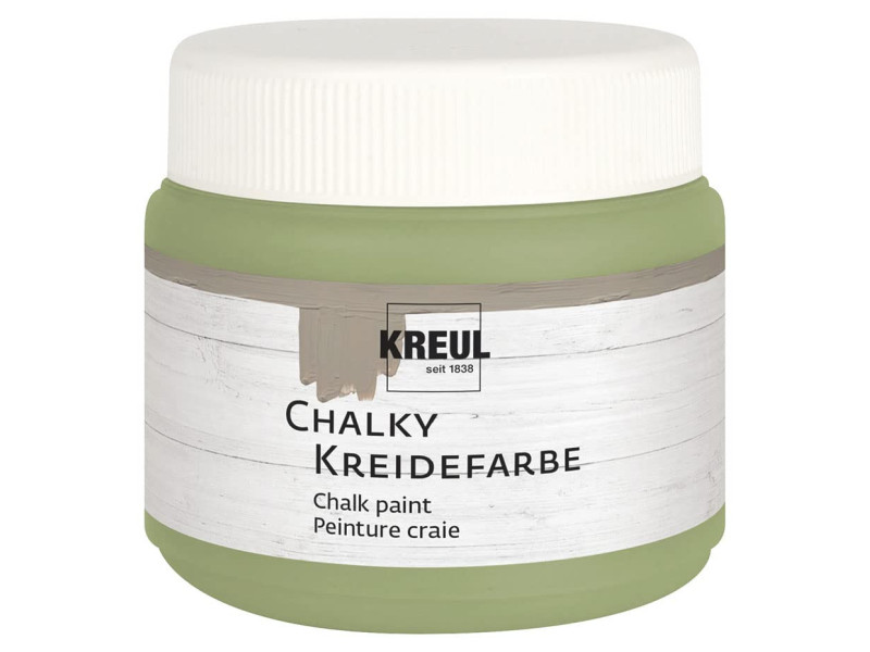 KREUL Peinture craie Chalky, Velvet Olive, 150 ml