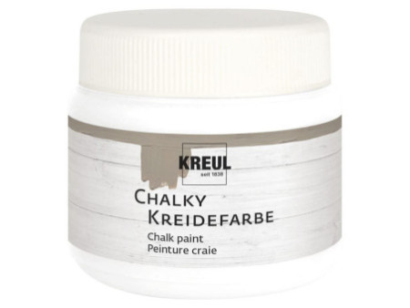 KREUL Peinture craie Chalky, 150 ml, Snow White