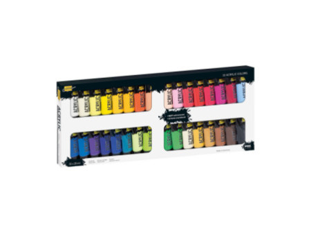 KREUL Peinture acrylique SOLO Goya Acrylic, 20ml, kit de 32
