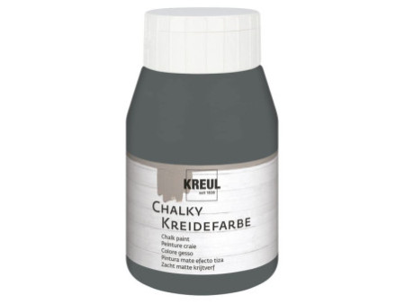 KREUL Peinture craie Chalky, 500 ml, Volcanic Grey