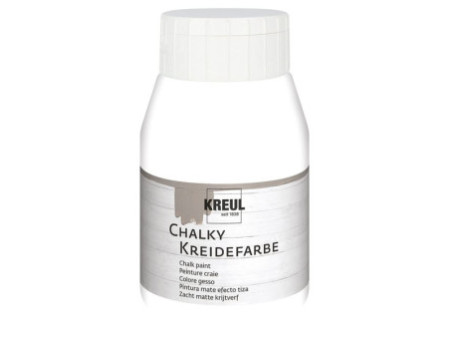 KREUL Peinture craie Chalky, 500 ml, Snow White