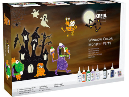 KREUL Window Color 'Monster Party', kit