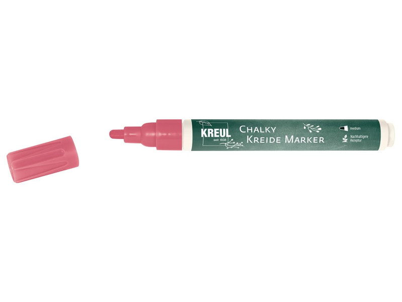 KREUL Marqueur à craie Chalky, Medium, Cozy Red