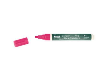 KREUL Marqueur à craie Chalky, Medium, rose néon