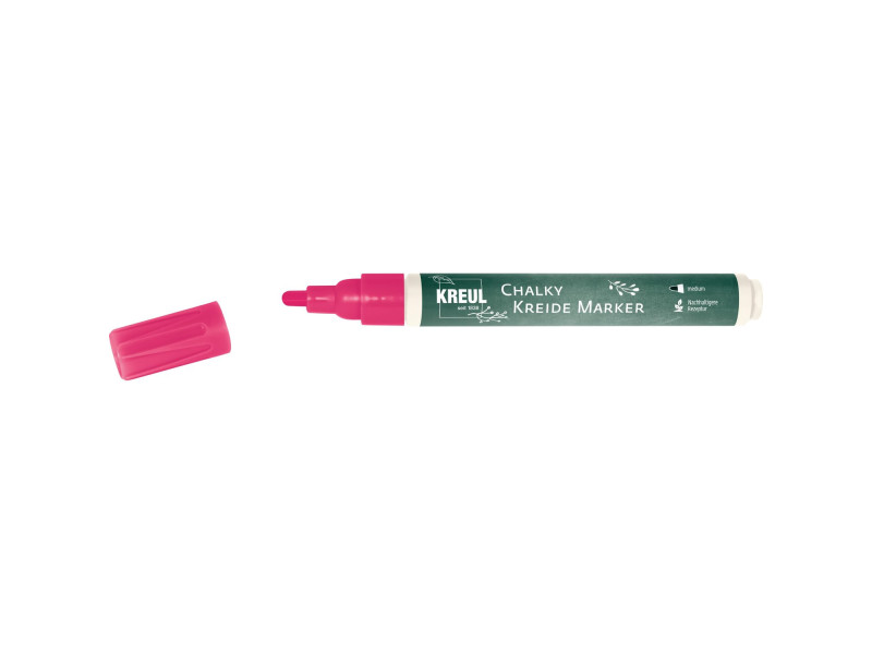 KREUL Marqueur à craie Chalky, Medium, rose néon