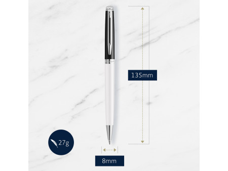WATERMAN Stylo bille Hémisphère Colour Blocking Noir & Blanc