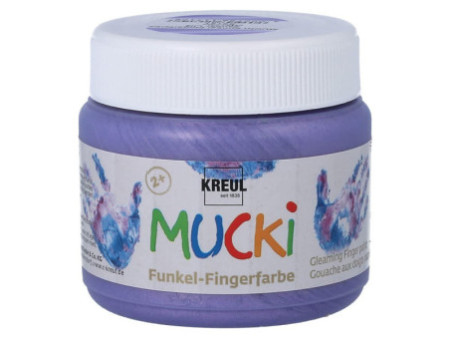 KREUL Gouache aux doigts nacrée 'MUCKI', violet magique
