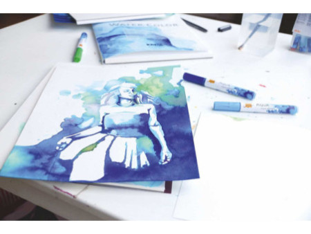 KREUL Stylo pinceau Aqua Paint SOLO Goya, Powerpack