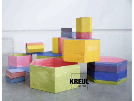 KREUL Lasure pour bois, set créatif 6 x 20 ml
