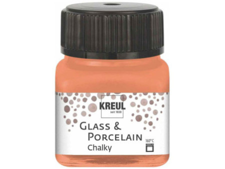 KREUL Peinture pour verre et porcelaine Chalky, Terracotta