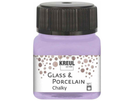 KREUL Peinture pour verre et porcelaine Chalky, Lavender