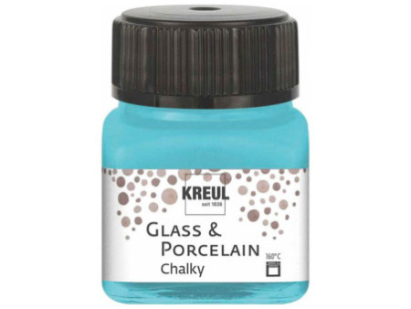 KREUL Peinture pour verre et porcelaine Chalky, Ice Mint