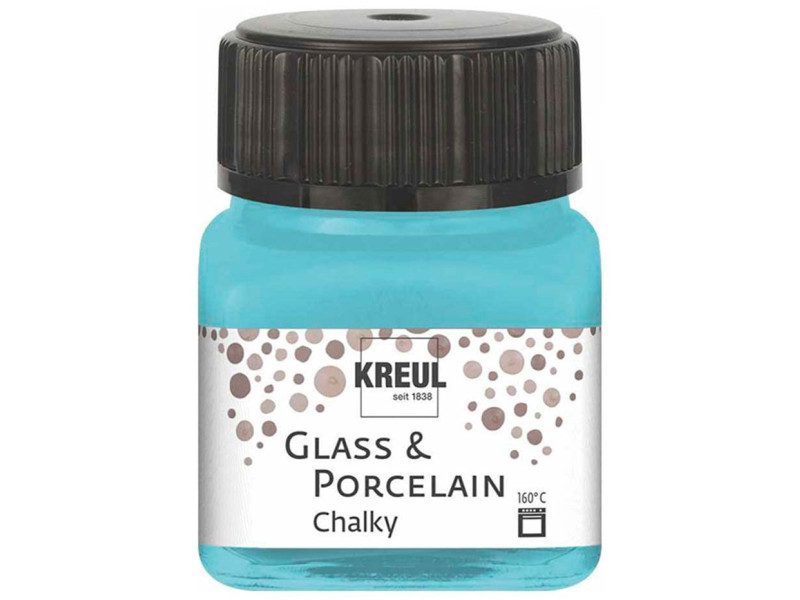 KREUL Peinture pour verre et porcelaine Chalky, Ice Mint