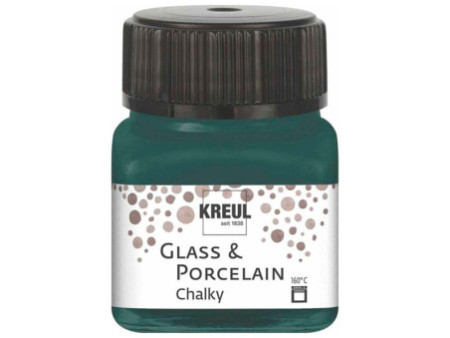KREUL Peinture pour verre et porcelaine Chalky,Cottage Green