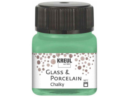 KREUL Peinture pour verre et porcelaine Chalky,Rosem. Green
