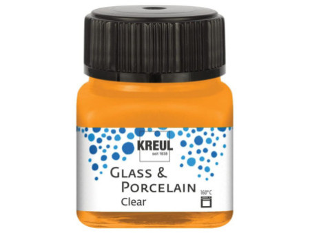 KREUL Peinture pour verre et porcelaine Clear, orange