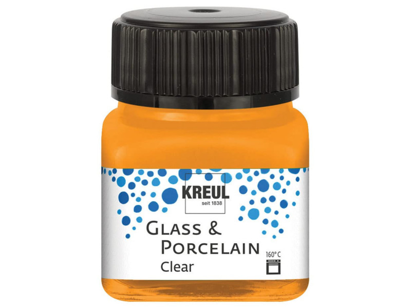 KREUL Peinture pour verre et porcelaine Clear, orange