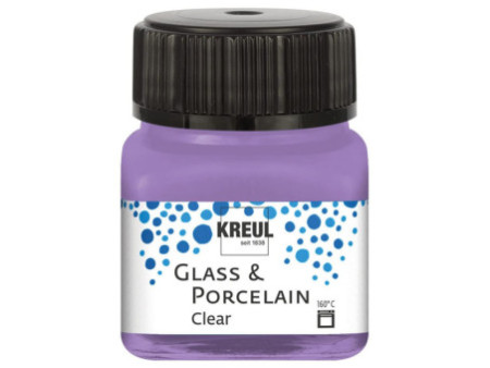 KREUL Peinture pour verre et porcelaine Clear, lilas