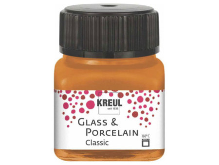 KREUL Peinture pour verre et porcelaine Classic, bronze doré
