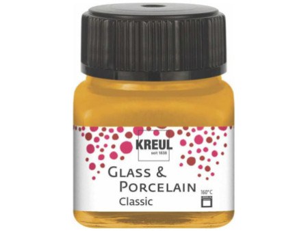 KREUL Peinture pour verre et porcelaine Classic, or