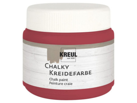 KREUL Peinture craie Chalky, Cozy Red, 150 ml