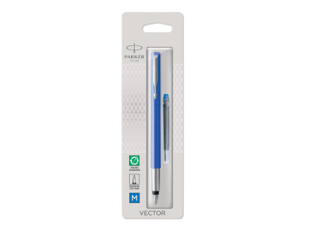 PARKER Stylo plume VECTOR, taille de plume: M, bleu